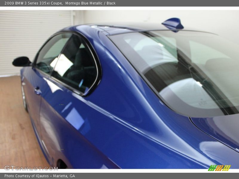 Montego Blue Metallic / Black 2009 BMW 3 Series 335xi Coupe