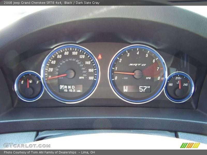 Black / Dark Slate Gray 2008 Jeep Grand Cherokee SRT8 4x4