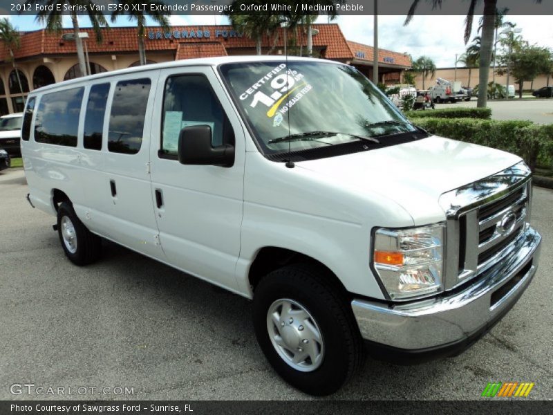 Front 3/4 View of 2012 E Series Van E350 XLT Extended Passenger