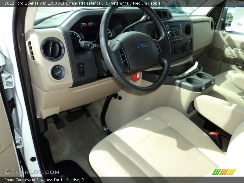  2012 E Series Van E350 XLT Extended Passenger Medium Pebble Interior