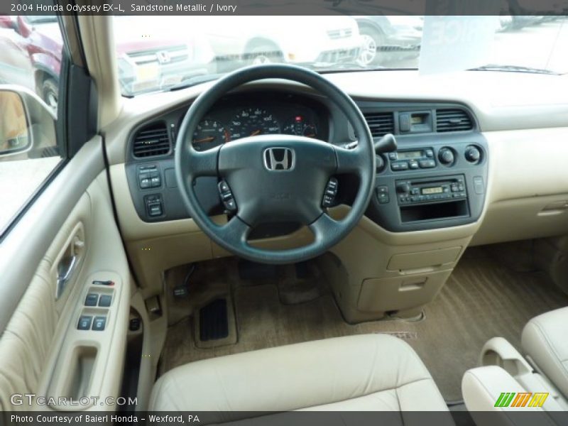 Sandstone Metallic / Ivory 2004 Honda Odyssey EX-L