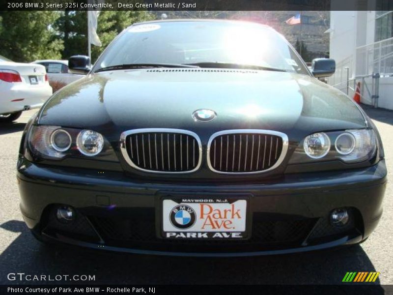 Deep Green Metallic / Sand 2006 BMW 3 Series 325i Convertible
