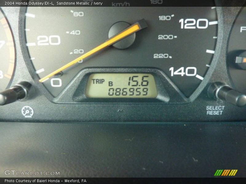 Sandstone Metallic / Ivory 2004 Honda Odyssey EX-L