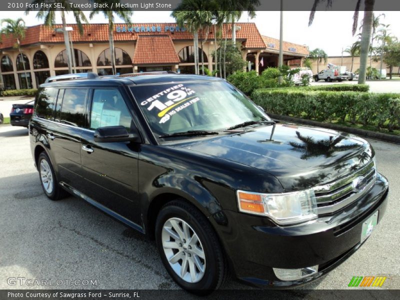 Tuxedo Black / Medium Light Stone 2010 Ford Flex SEL
