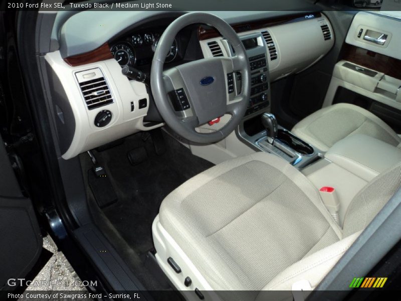 Tuxedo Black / Medium Light Stone 2010 Ford Flex SEL
