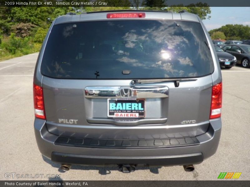 Nimbus Gray Metallic / Gray 2009 Honda Pilot EX 4WD