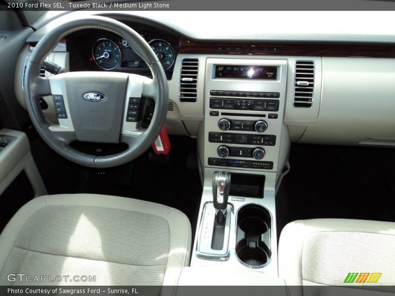 Tuxedo Black / Medium Light Stone 2010 Ford Flex SEL