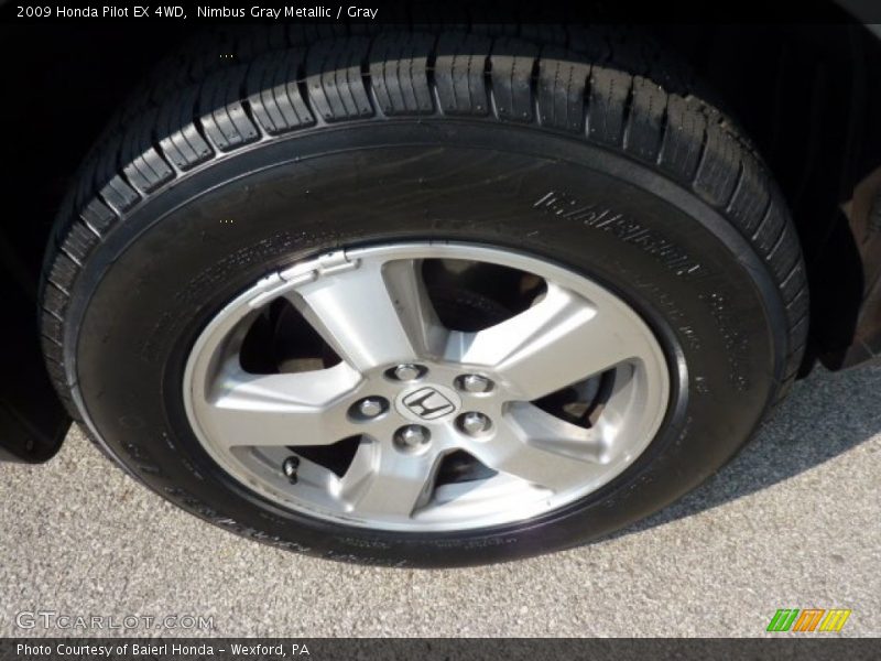 Nimbus Gray Metallic / Gray 2009 Honda Pilot EX 4WD