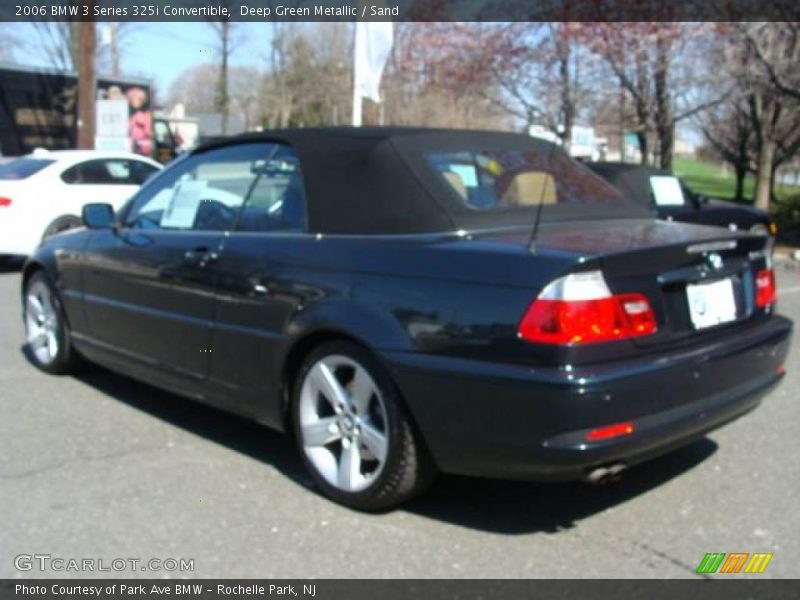 Deep Green Metallic / Sand 2006 BMW 3 Series 325i Convertible