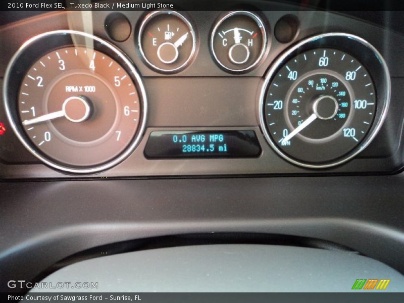 Tuxedo Black / Medium Light Stone 2010 Ford Flex SEL