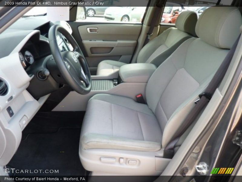Nimbus Gray Metallic / Gray 2009 Honda Pilot EX 4WD