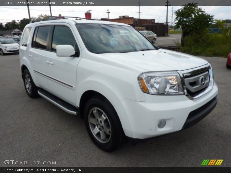 Taffeta White / Gray 2010 Honda Pilot Touring 4WD
