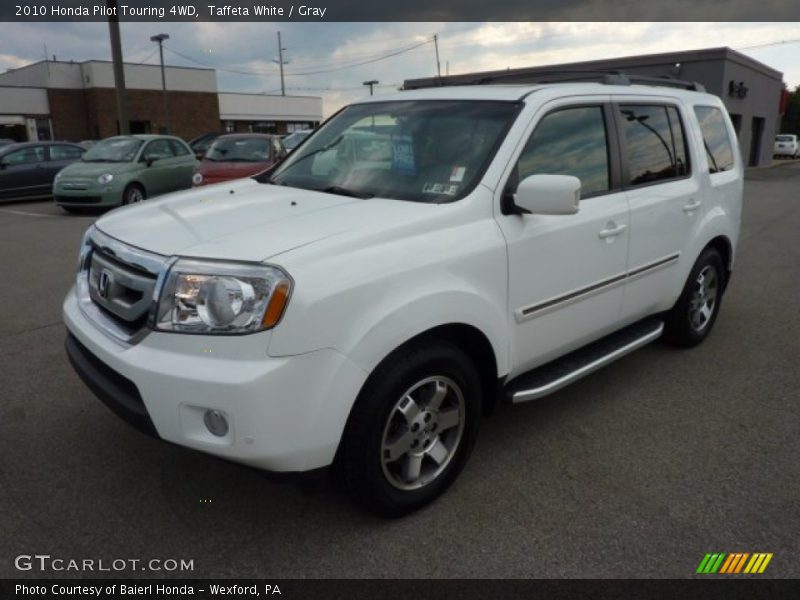 Taffeta White / Gray 2010 Honda Pilot Touring 4WD