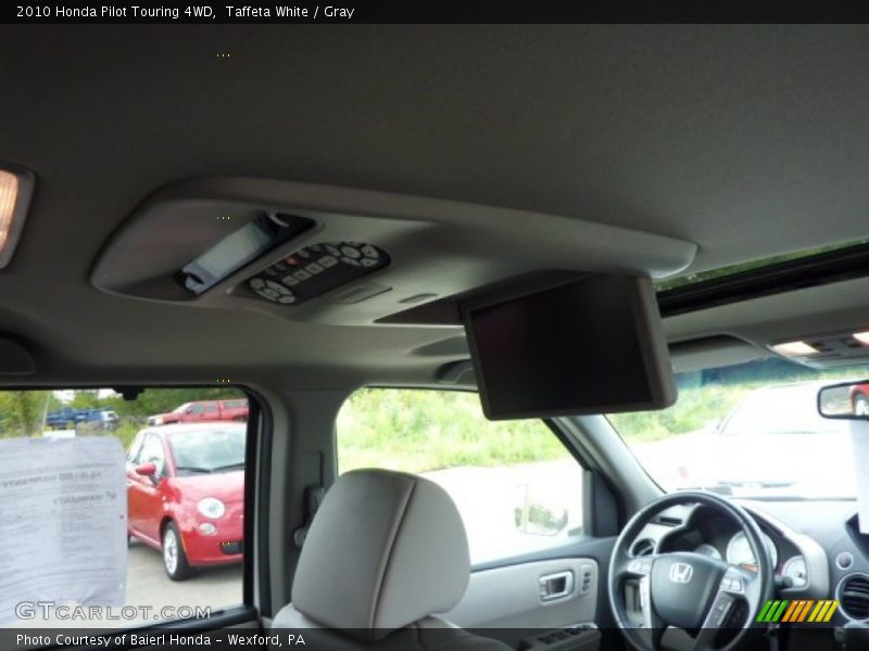 Taffeta White / Gray 2010 Honda Pilot Touring 4WD