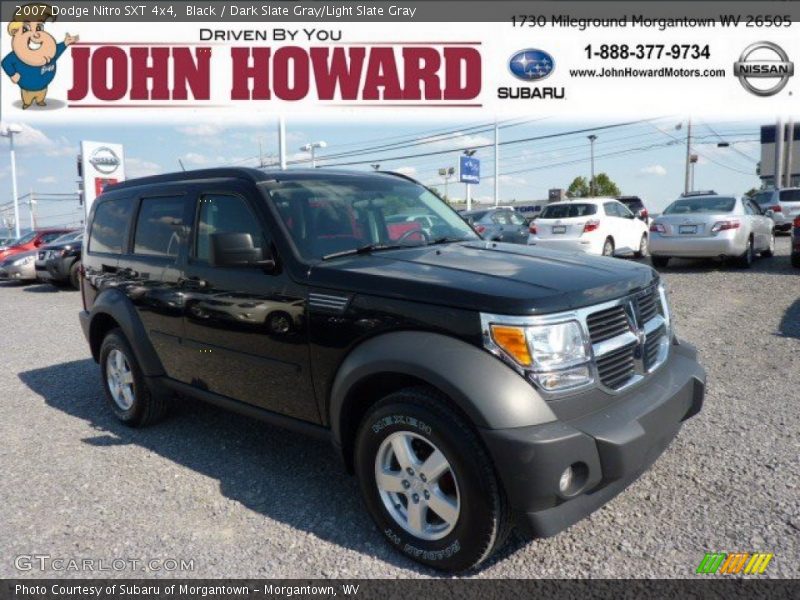 Black / Dark Slate Gray/Light Slate Gray 2007 Dodge Nitro SXT 4x4