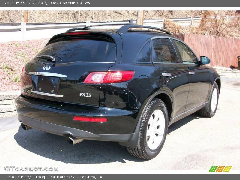 Black Obsidian / Willow 2005 Infiniti FX 35 AWD