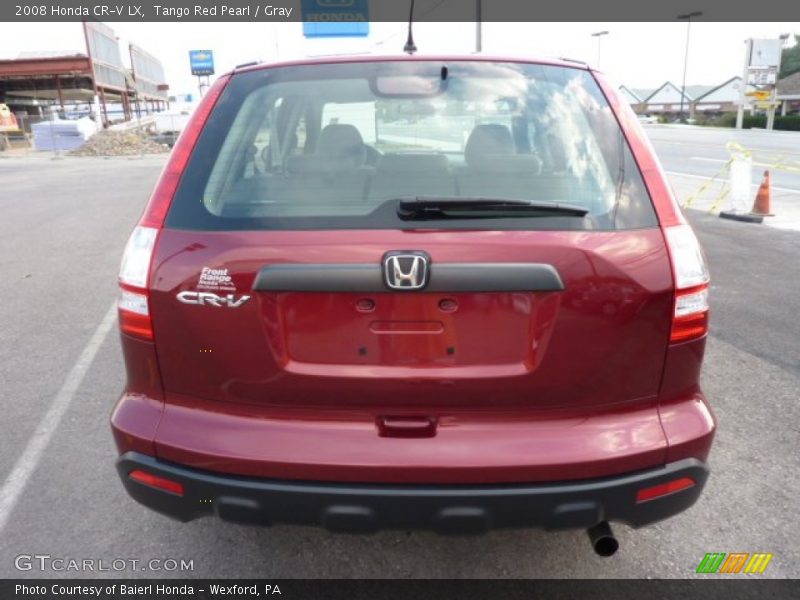 Tango Red Pearl / Gray 2008 Honda CR-V LX