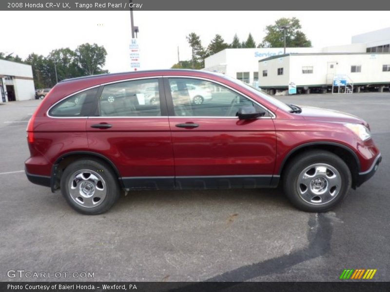 Tango Red Pearl / Gray 2008 Honda CR-V LX