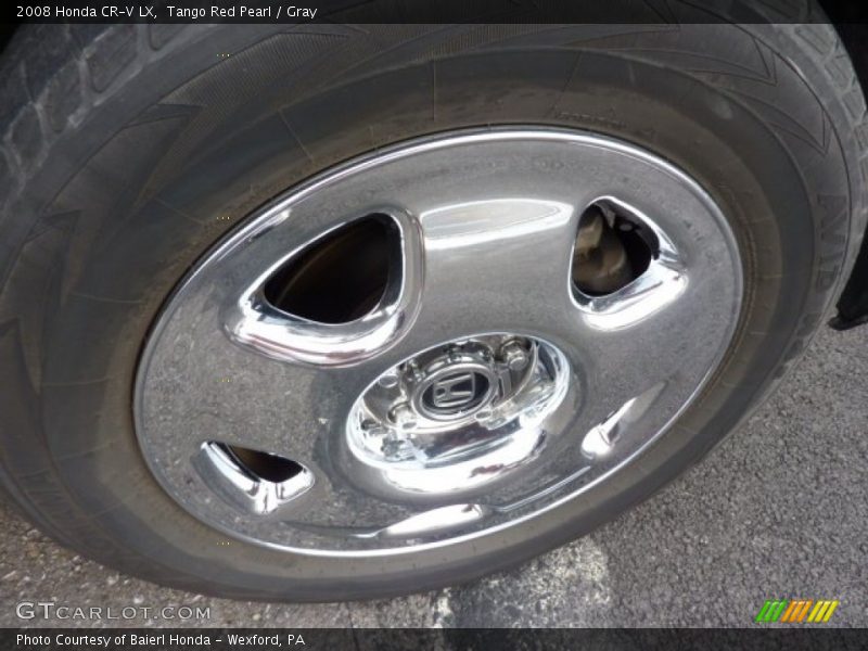 Tango Red Pearl / Gray 2008 Honda CR-V LX