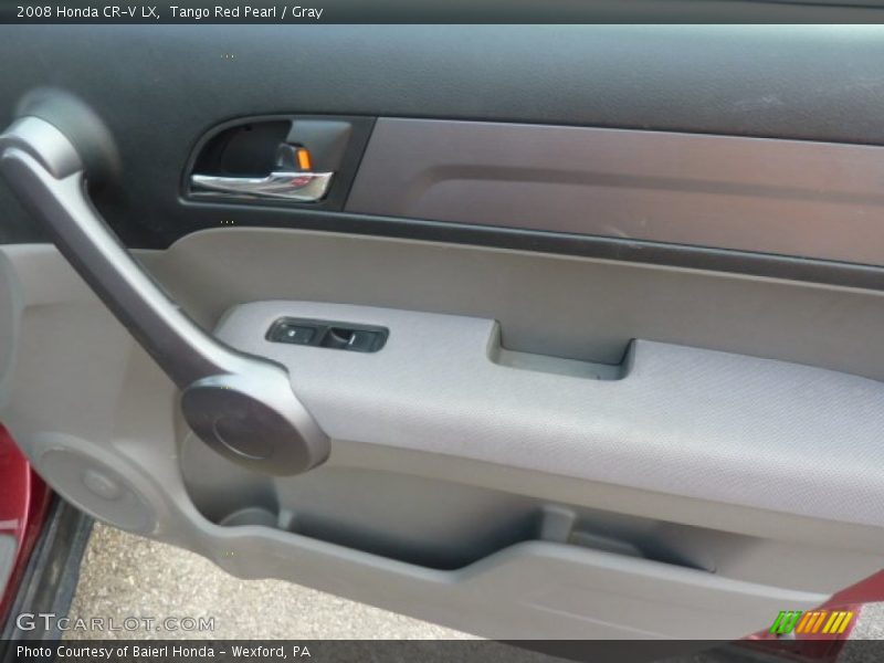 Tango Red Pearl / Gray 2008 Honda CR-V LX