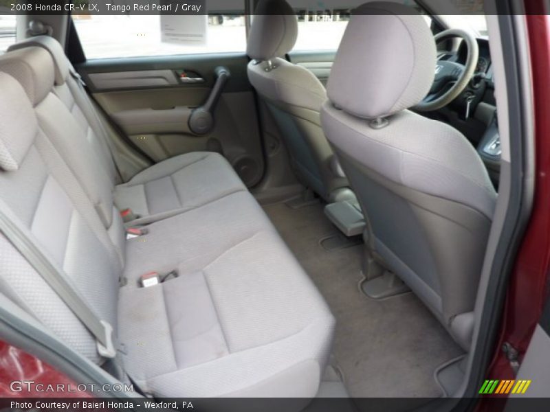 Tango Red Pearl / Gray 2008 Honda CR-V LX
