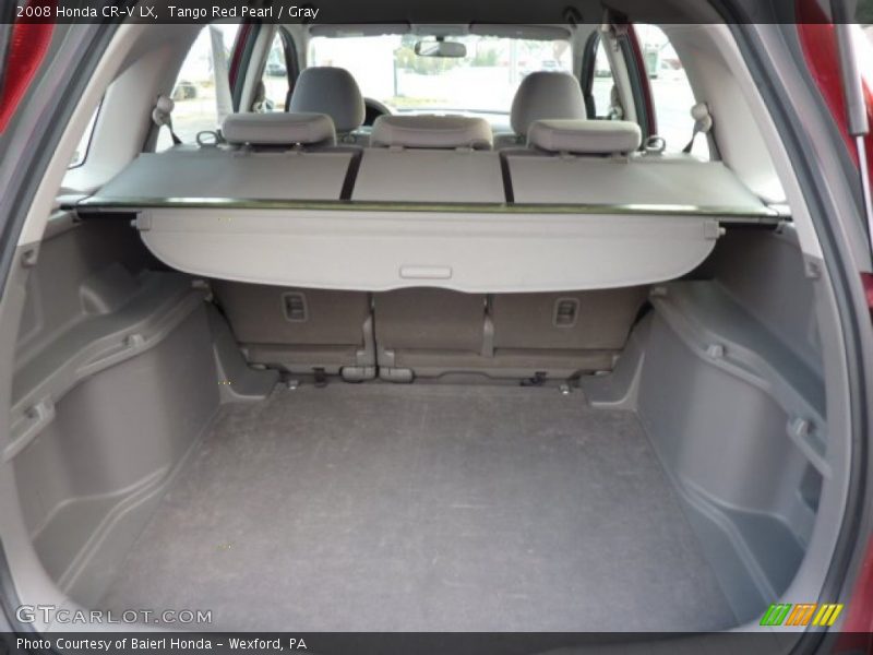 Tango Red Pearl / Gray 2008 Honda CR-V LX