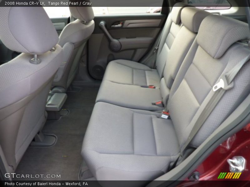 Tango Red Pearl / Gray 2008 Honda CR-V LX