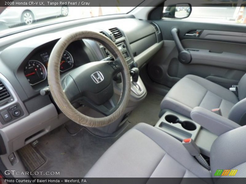 Tango Red Pearl / Gray 2008 Honda CR-V LX