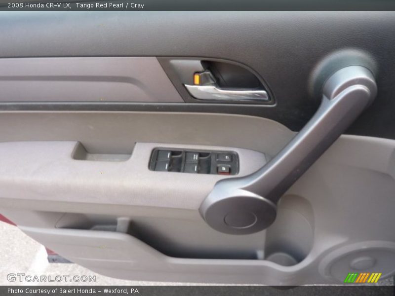 Tango Red Pearl / Gray 2008 Honda CR-V LX
