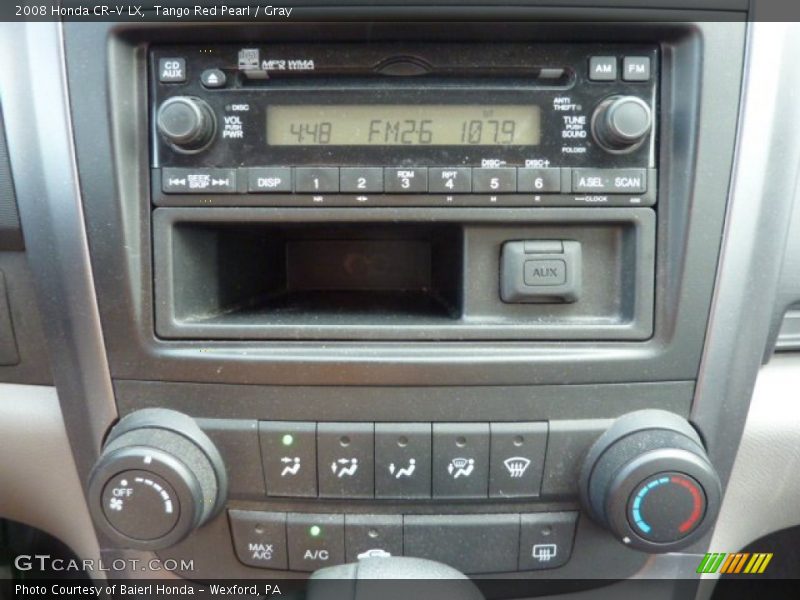 Tango Red Pearl / Gray 2008 Honda CR-V LX
