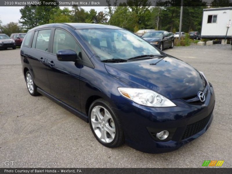 Stormy Blue Mica / Black 2010 Mazda MAZDA5 Touring
