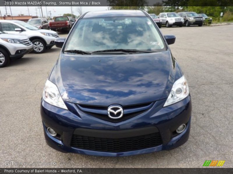 Stormy Blue Mica / Black 2010 Mazda MAZDA5 Touring