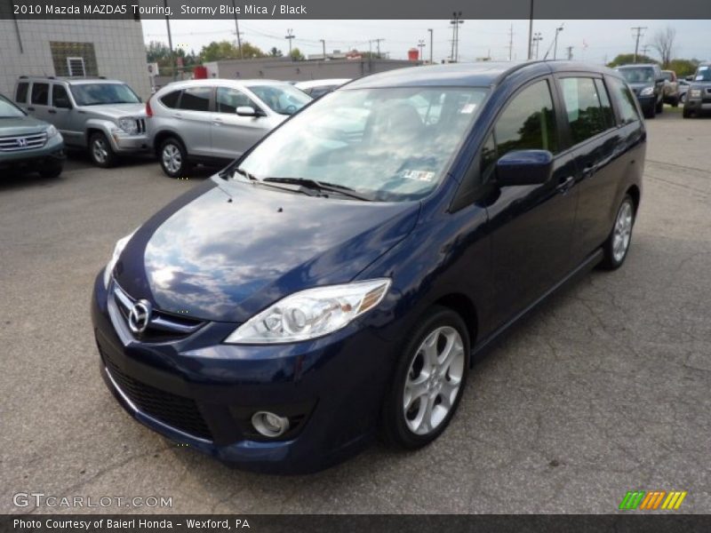 Stormy Blue Mica / Black 2010 Mazda MAZDA5 Touring