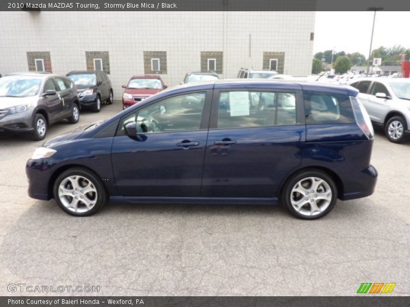 Stormy Blue Mica / Black 2010 Mazda MAZDA5 Touring