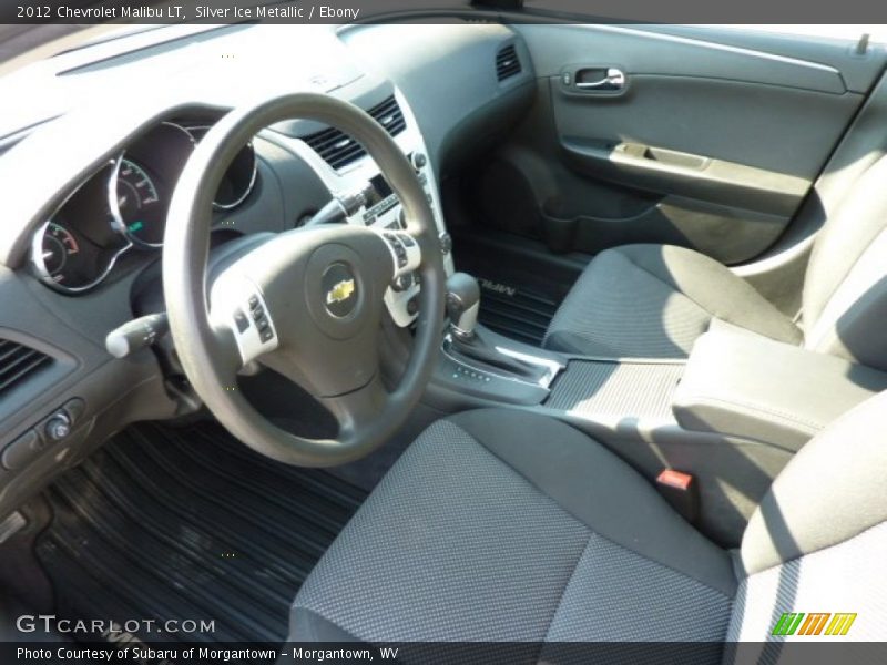 Silver Ice Metallic / Ebony 2012 Chevrolet Malibu LT