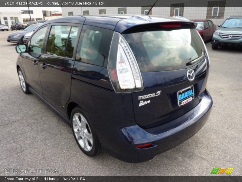 Stormy Blue Mica / Black 2010 Mazda MAZDA5 Touring