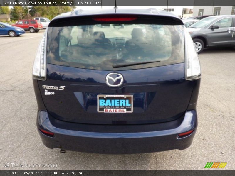 Stormy Blue Mica / Black 2010 Mazda MAZDA5 Touring