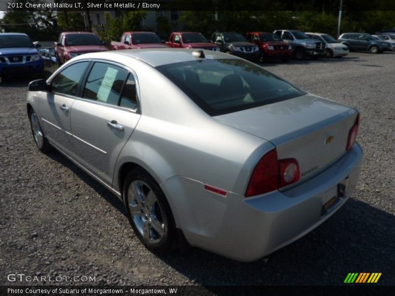 Silver Ice Metallic / Ebony 2012 Chevrolet Malibu LT