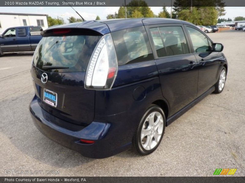 Stormy Blue Mica / Black 2010 Mazda MAZDA5 Touring