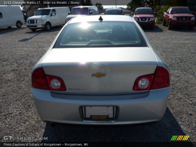 Silver Ice Metallic / Ebony 2012 Chevrolet Malibu LT