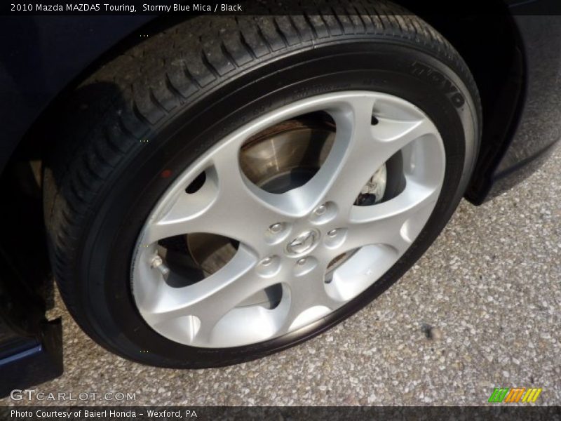 Stormy Blue Mica / Black 2010 Mazda MAZDA5 Touring