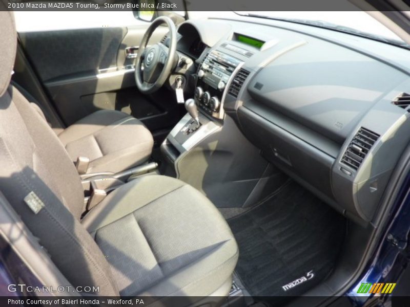 Stormy Blue Mica / Black 2010 Mazda MAZDA5 Touring