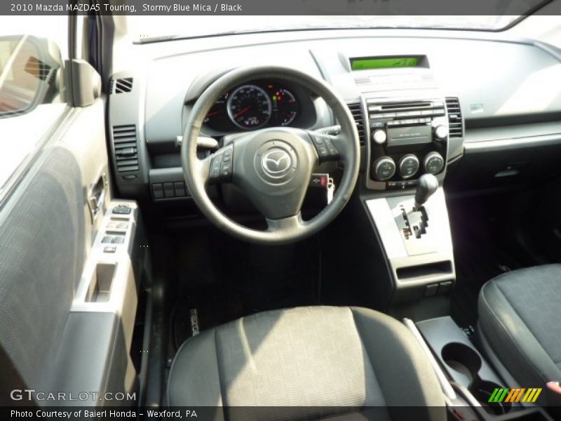 Stormy Blue Mica / Black 2010 Mazda MAZDA5 Touring
