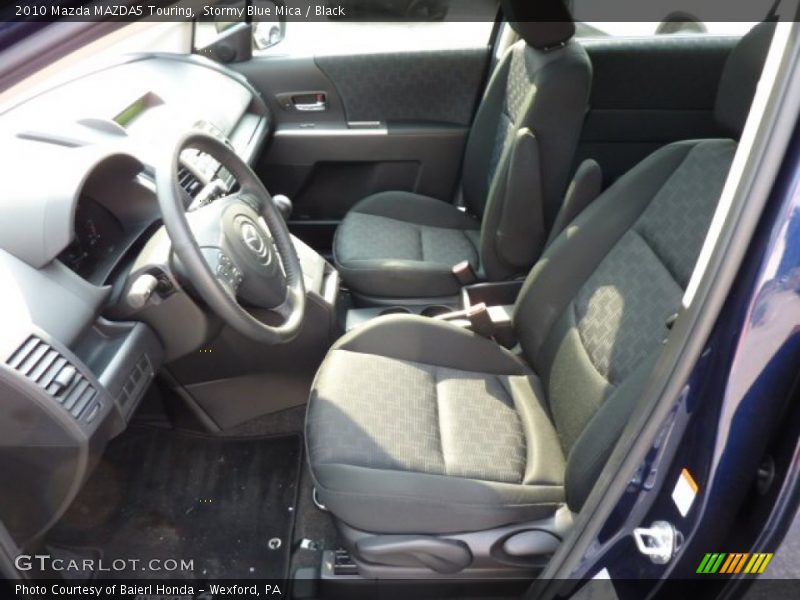 Stormy Blue Mica / Black 2010 Mazda MAZDA5 Touring
