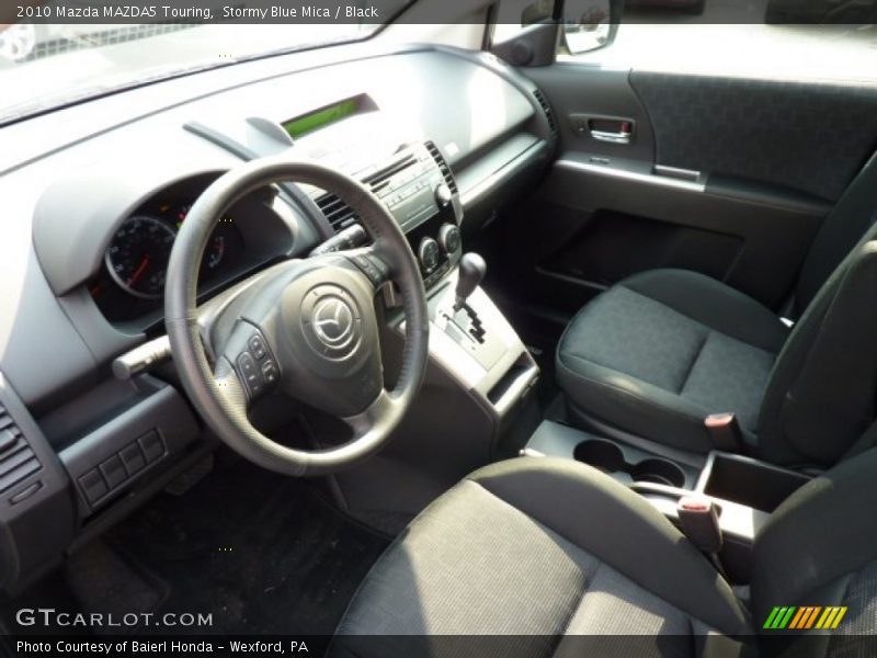 Stormy Blue Mica / Black 2010 Mazda MAZDA5 Touring