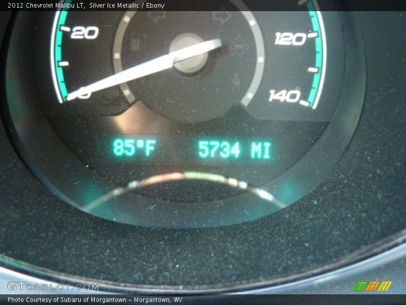 Silver Ice Metallic / Ebony 2012 Chevrolet Malibu LT