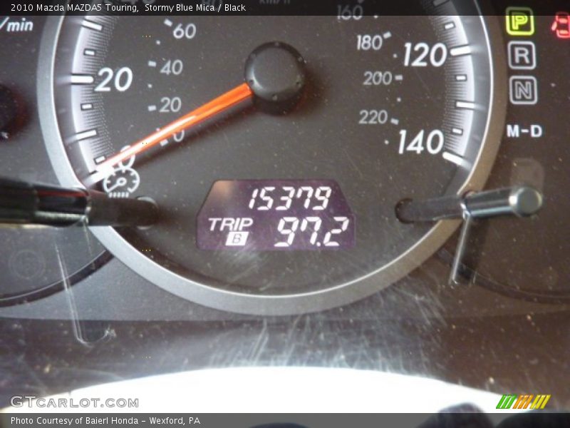 Stormy Blue Mica / Black 2010 Mazda MAZDA5 Touring