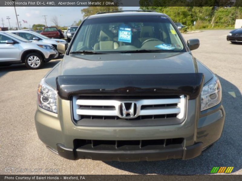 Aberdeen Green Metallic / Olive 2007 Honda Pilot EX-L 4WD