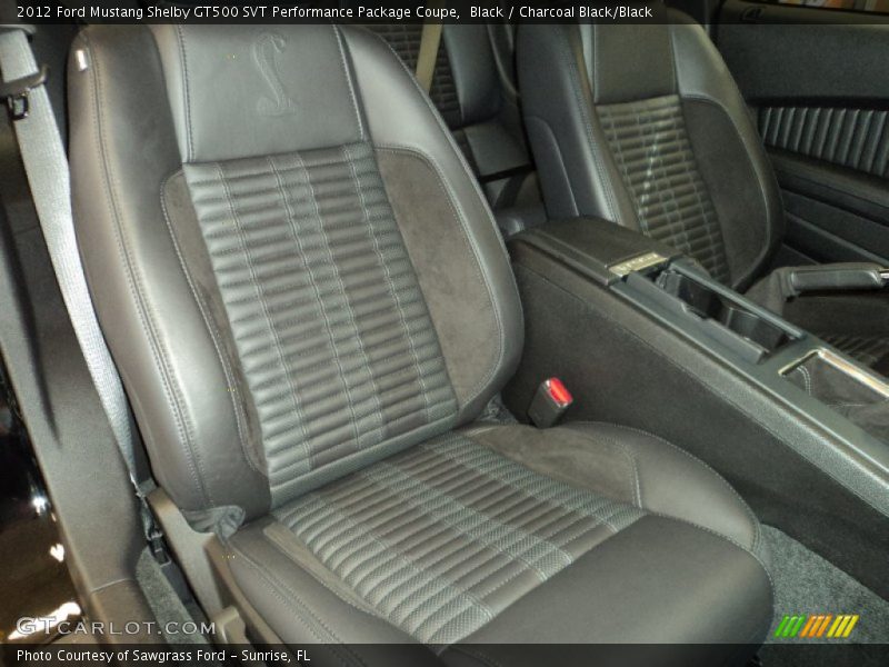 Front Seat of 2012 Mustang Shelby GT500 SVT Performance Package Coupe