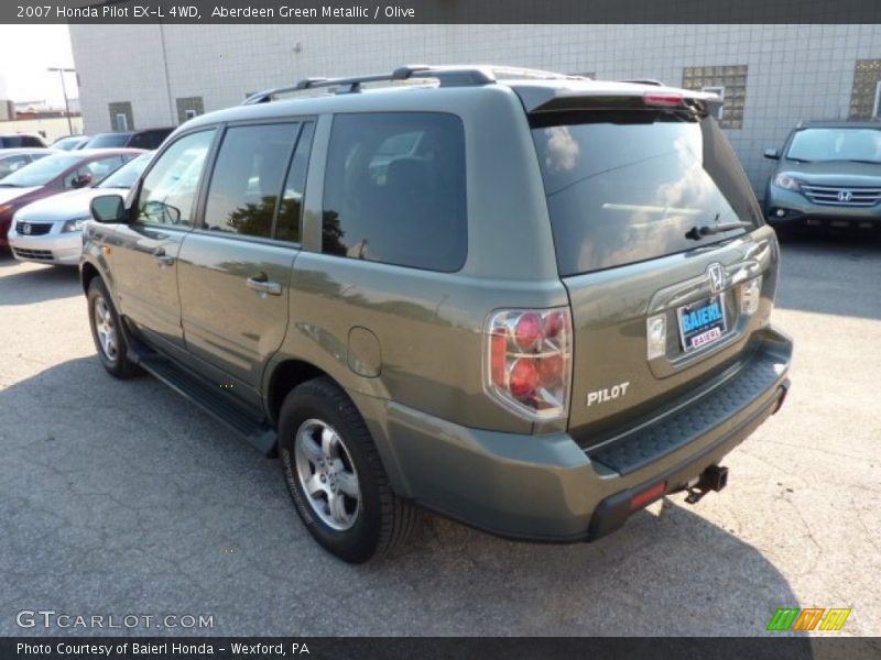 Aberdeen Green Metallic / Olive 2007 Honda Pilot EX-L 4WD